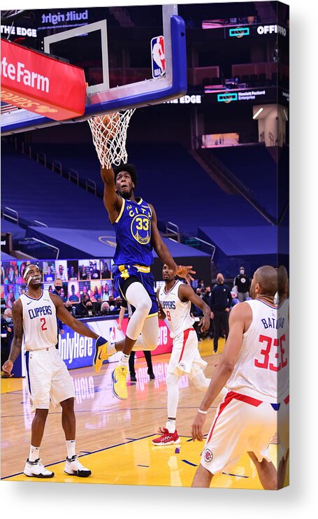San Francisco Acrylic Print featuring the photograph LA Clippers v Golden State Warriors by Noah Graham