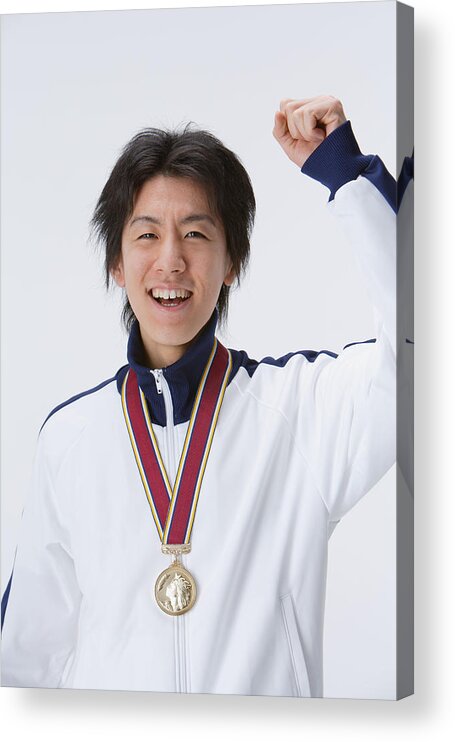 Celebration Acrylic Print featuring the photograph Medalist #3 by Hideki Yoshihara/Aflo