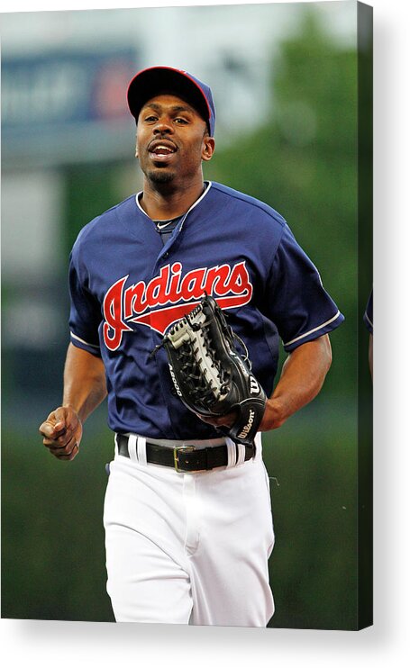 Michael Bourn Acrylic Print featuring the photograph Michael Bourn by David Maxwell