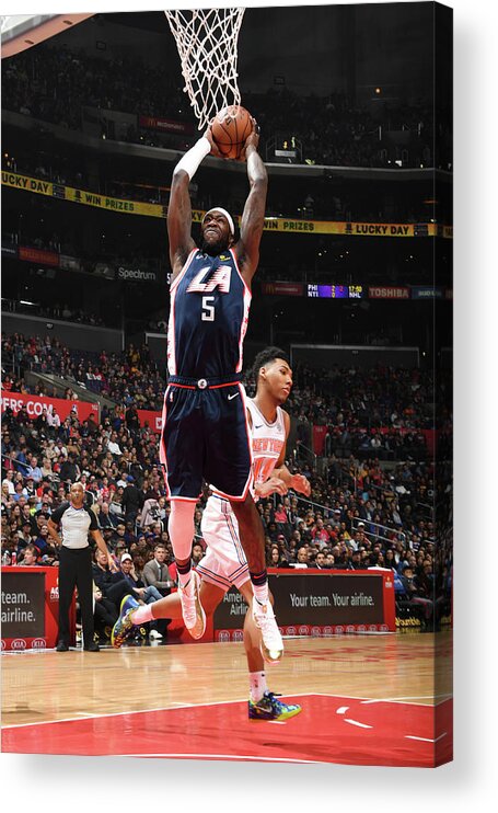 Montrezl Harrell Acrylic Print featuring the photograph Montrezl Harrell by Andrew D. Bernstein