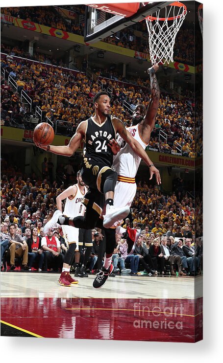 Norman Powell Acrylic Print featuring the photograph Norman Powell by Nathaniel S. Butler