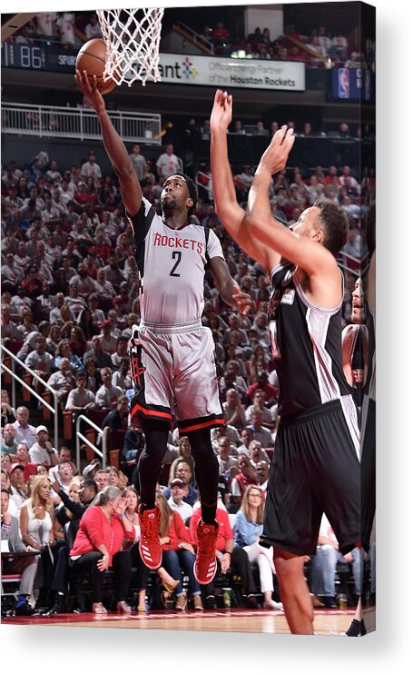 Playoffs Acrylic Print featuring the photograph Patrick Beverley by Bill Baptist