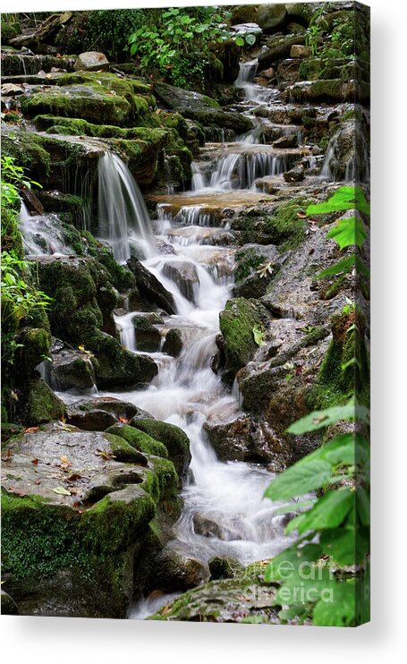 Water Acrylic Print featuring the photograph Running Water by Phil Perkins