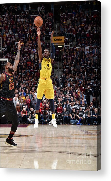 Playoffs Acrylic Print featuring the photograph Victor Oladipo by David Liam Kyle