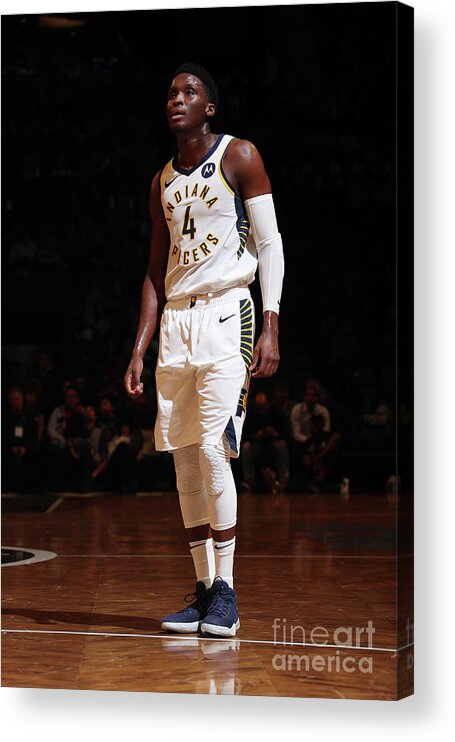 Nba Pro Basketball Acrylic Print featuring the photograph Victor Oladipo by Nathaniel S. Butler
