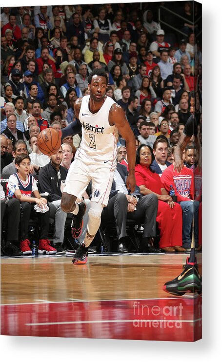 Playoffs Acrylic Print featuring the photograph John Wall by Ned Dishman