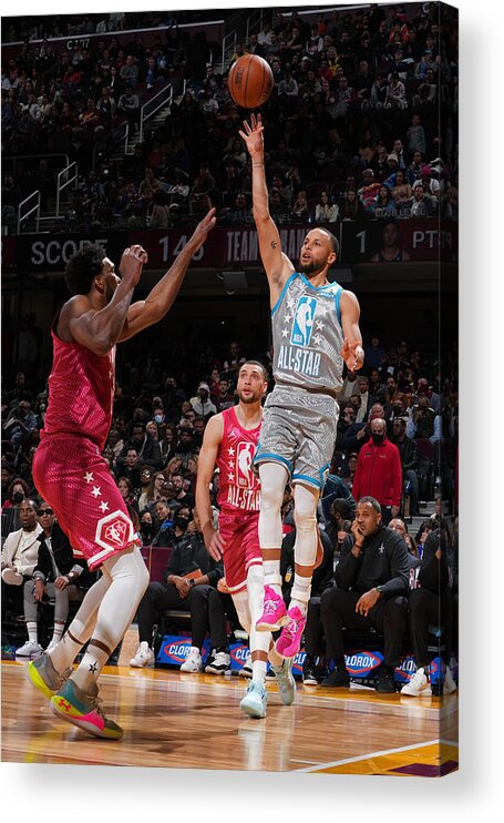 Sports Ball Acrylic Print featuring the photograph Stephen Curry by Jesse D. Garrabrant