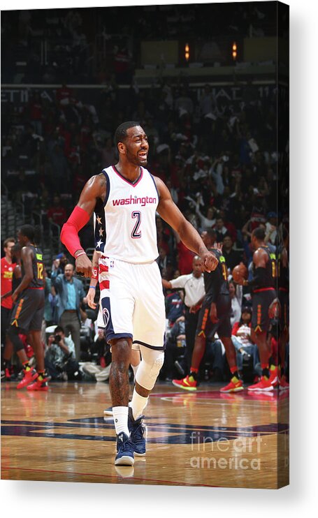 Playoffs Acrylic Print featuring the photograph John Wall by Ned Dishman