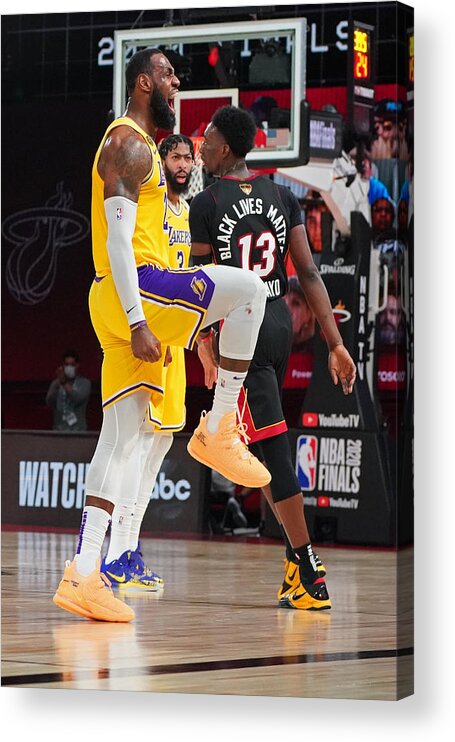 Playoffs Acrylic Print featuring the photograph Lebron James by Jesse D. Garrabrant