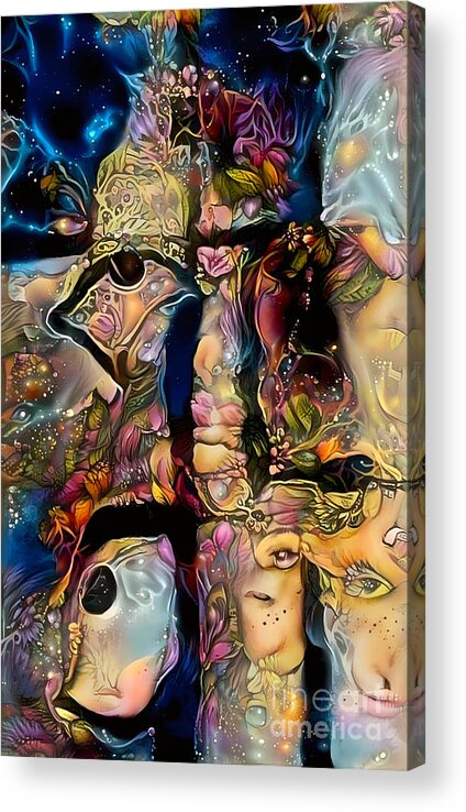 Contemporary Art Acrylic Print featuring the digital art 39 by Jeremiah Ray