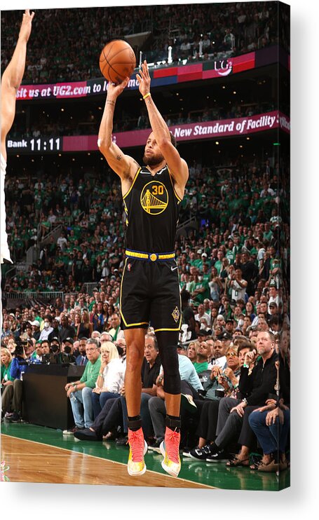 Playoffs Acrylic Print featuring the photograph Stephen Curry by Nathaniel S. Butler