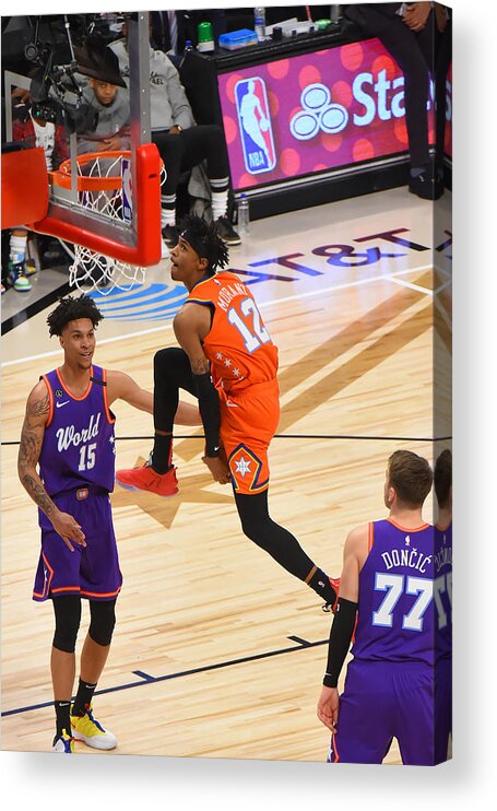 Nba Pro Basketball Acrylic Print featuring the photograph 2020 NBA All-Star - Rising Stars Game by Bill Baptist