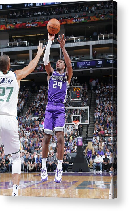 Nba Pro Basketball Acrylic Print featuring the photograph Buddy Hield by Rocky Widner