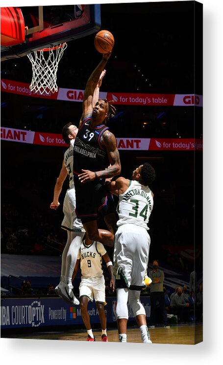 Dwight Howard Acrylic Print featuring the photograph Dwight Howard #4 by Jesse D. Garrabrant