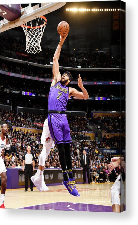 Javale Mcgee Acrylic Print featuring the photograph Javale Mcgee by Andrew D. Bernstein