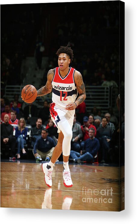 Nba Pro Basketball Acrylic Print featuring the photograph Kelly Oubre by Ned Dishman