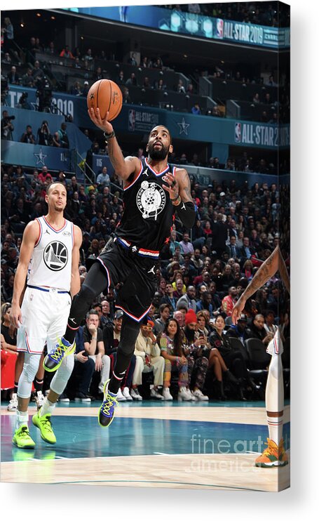 Nba Pro Basketball Acrylic Print featuring the photograph Kyrie Irving by Andrew D. Bernstein