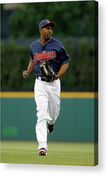 Michael Bourn Acrylic Print featuring the photograph Michael Bourn #4 by David Maxwell