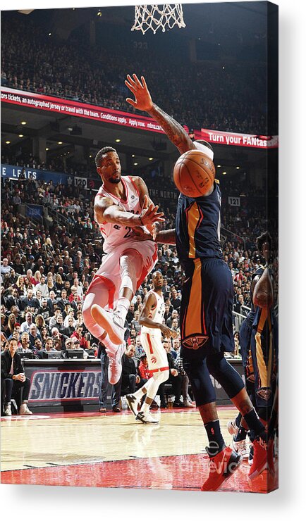Norman Powell Acrylic Print featuring the photograph Norman Powell by Ron Turenne