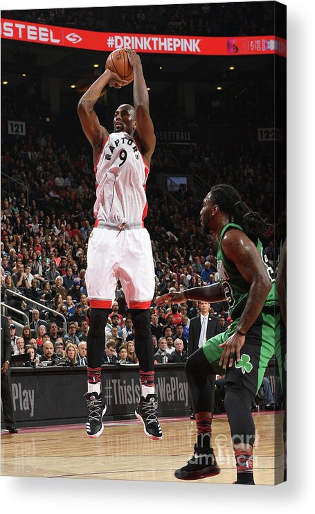 Nba Pro Basketball Acrylic Print featuring the photograph Serge Ibaka by Ron Turenne