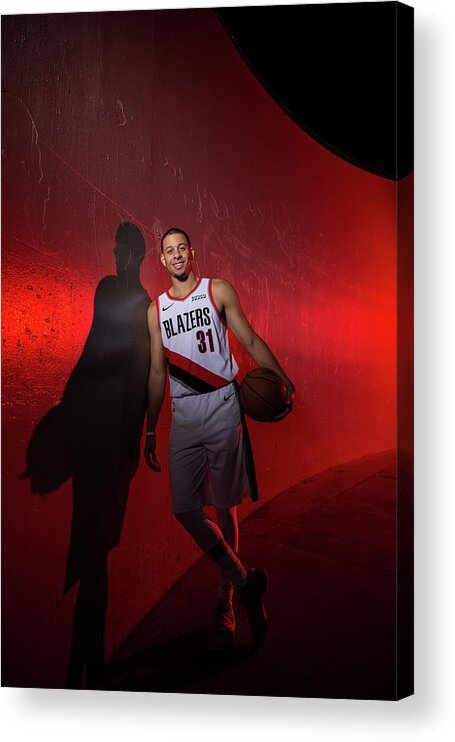 Seth Curry Acrylic Print featuring the photograph Seth Curry by Sam Forencich