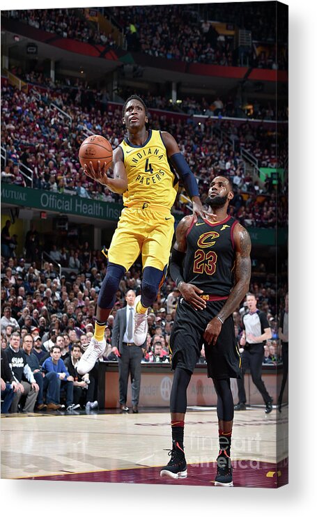Playoffs Acrylic Print featuring the photograph Victor Oladipo by David Liam Kyle
