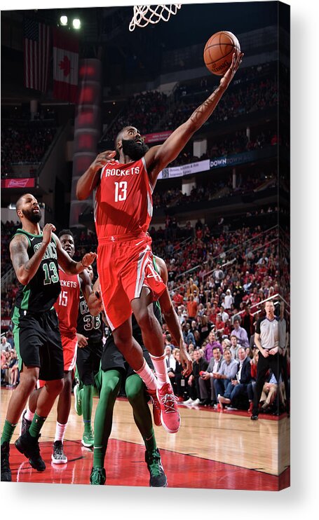 James Harden Acrylic Print featuring the photograph James Harden #41 by Bill Baptist