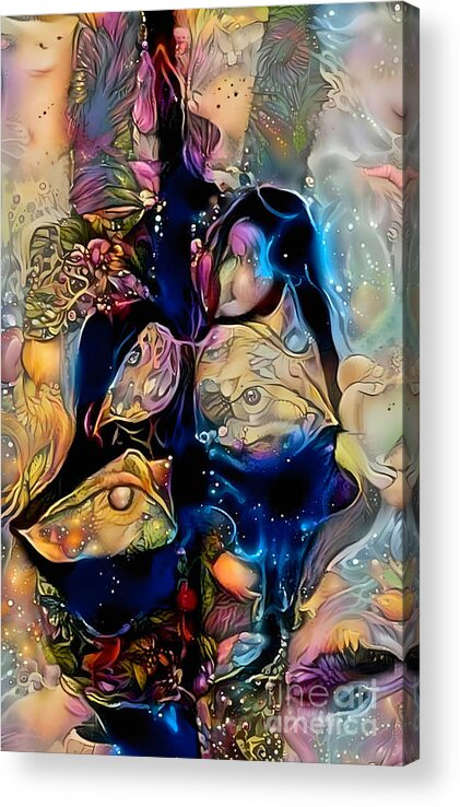 Contemporary Art Acrylic Print featuring the digital art 43 by Jeremiah Ray