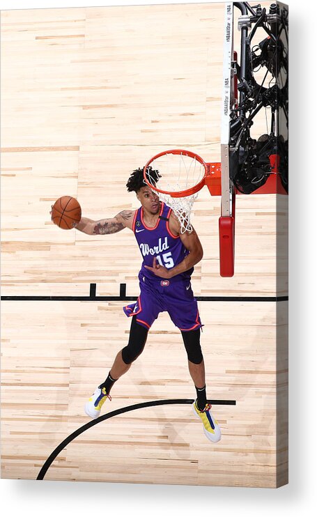 Nba Pro Basketball Acrylic Print featuring the photograph 2020 NBA All-Star - Rising Stars Game by Nathaniel S. Butler