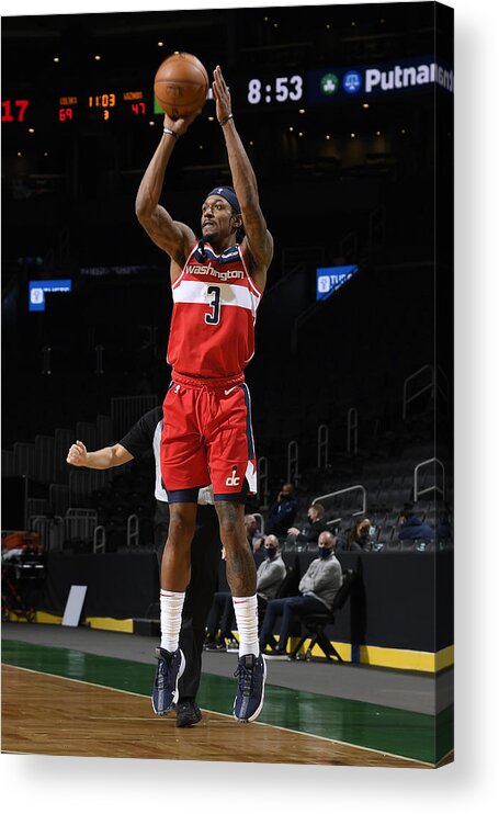 Bradley Beal Acrylic Print featuring the photograph Bradley Beal by Brian Babineau