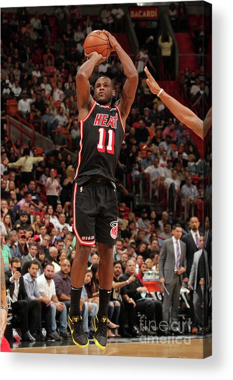Dion Waiters Acrylic Print featuring the photograph Dion Waiters #5 by Oscar Baldizon