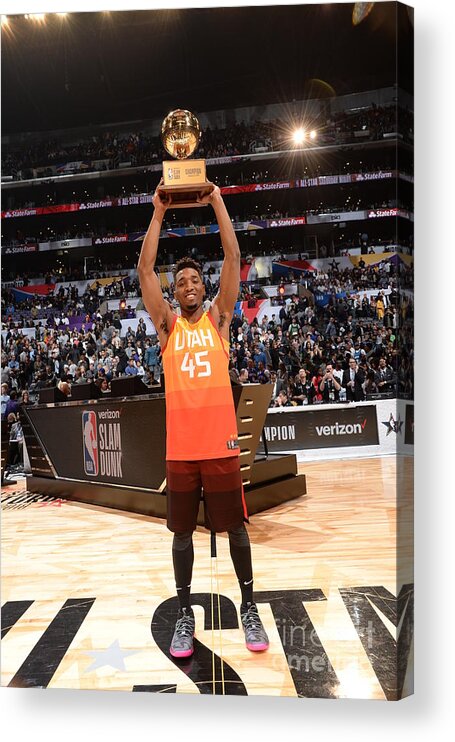 Event Acrylic Print featuring the photograph Donovan Mitchell by Andrew D. Bernstein