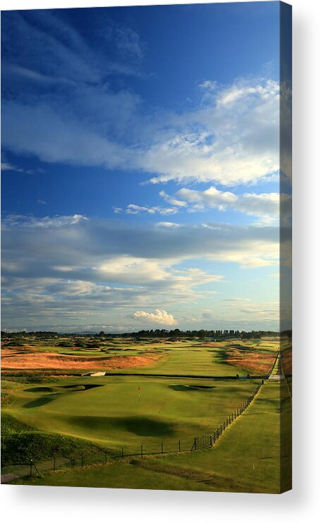 Carnoustie Golf Club Acrylic Print featuring the photograph General Views of the Championship Course at Carnoustie Golf Links #5 by David Cannon