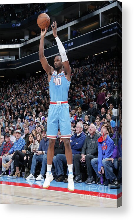 Harrison Barnes Acrylic Print featuring the photograph Harrison Barnes #5 by Rocky Widner