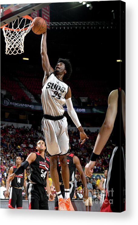 Nba Pro Basketball Acrylic Print featuring the photograph Josh Jackson by Garrett Ellwood