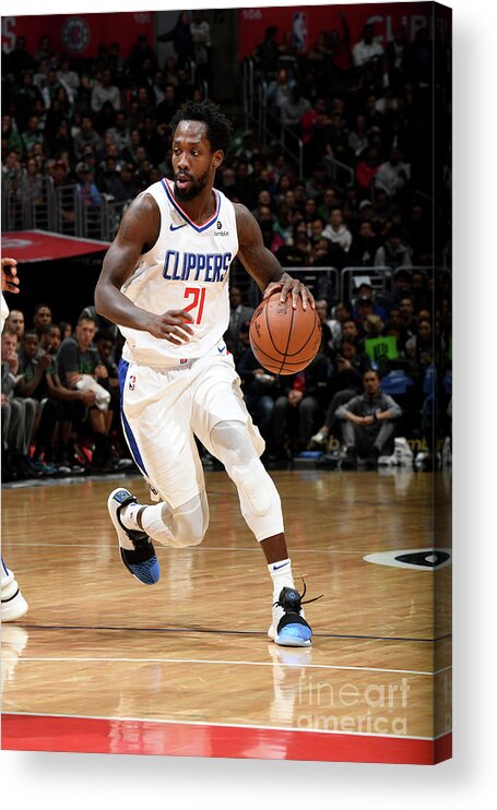 Nba Pro Basketball Acrylic Print featuring the photograph Patrick Beverley by Andrew D. Bernstein