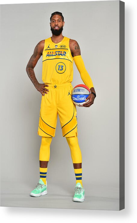 Paul George Acrylic Print featuring the photograph Paul George by Jesse D. Garrabrant