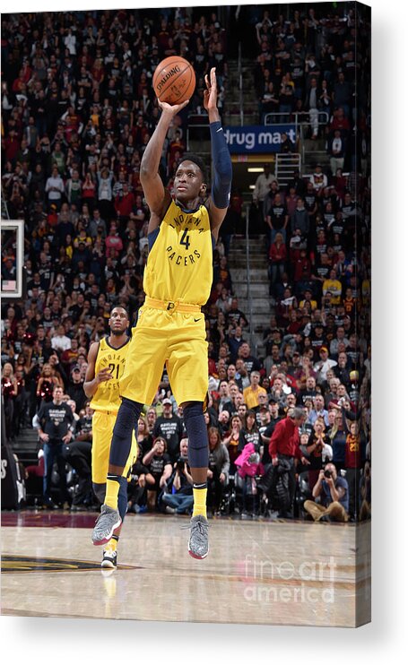 Victor Oladipo Acrylic Print featuring the photograph Victor Oladipo by David Liam Kyle