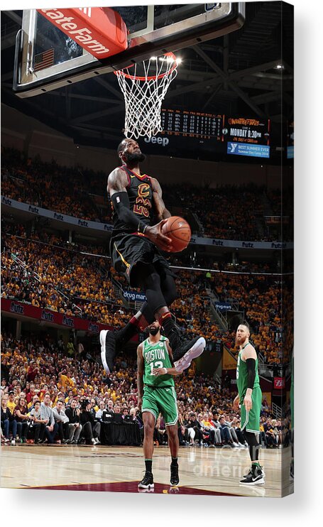 Lebron James Acrylic Print featuring the photograph Lebron James #52 by Nathaniel S. Butler
