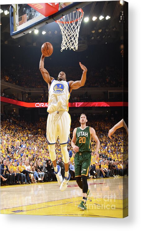 Playoffs Acrylic Print featuring the photograph Andre Iguodala by Andrew D. Bernstein
