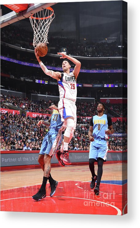 Nba Pro Basketball Acrylic Print featuring the photograph Austin Rivers by Andrew D. Bernstein