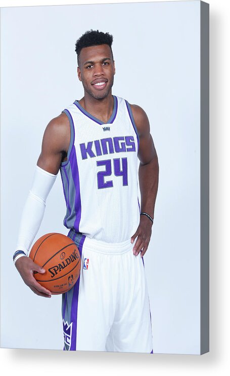 Nba Pro Basketball Acrylic Print featuring the photograph Buddy Hield by Rocky Widner