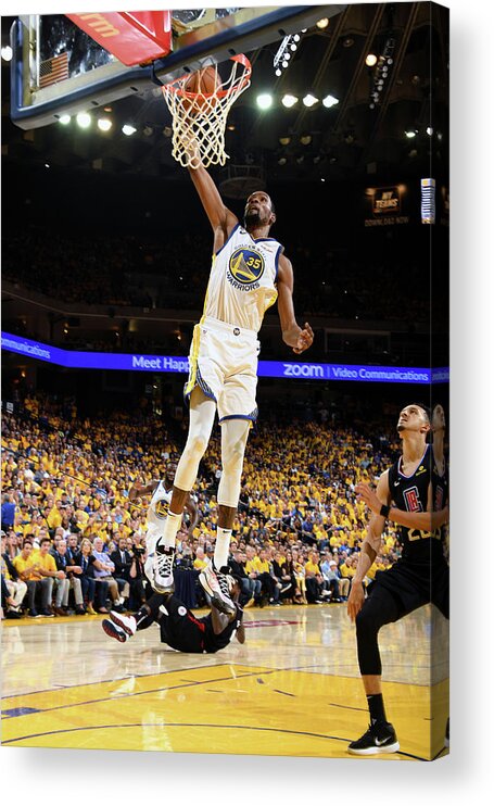 Kevin Durant Acrylic Print featuring the photograph Kevin Durant by Andrew D. Bernstein
