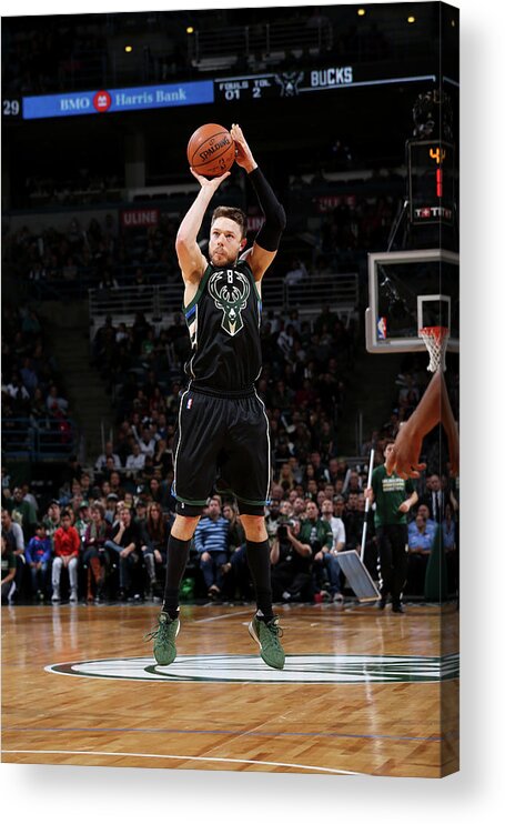 Matthew Dellavedova Acrylic Print featuring the photograph Matthew Dellavedova #6 by Gary Dineen