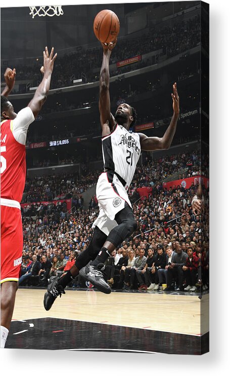 Nba Pro Basketball Acrylic Print featuring the photograph Patrick Beverley by Andrew D. Bernstein