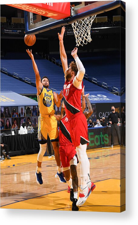 San Francisco Acrylic Print featuring the photograph Stephen Curry by Noah Graham