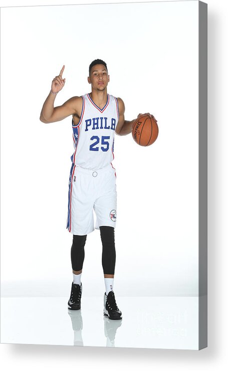 People Acrylic Print featuring the photograph Ben Simmons by Jesse D. Garrabrant