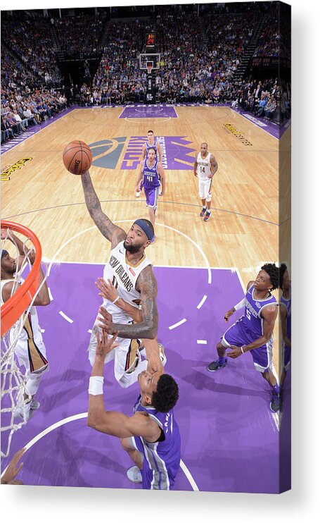 Demarcus Cousins Acrylic Print featuring the photograph Demarcus Cousins by Rocky Widner