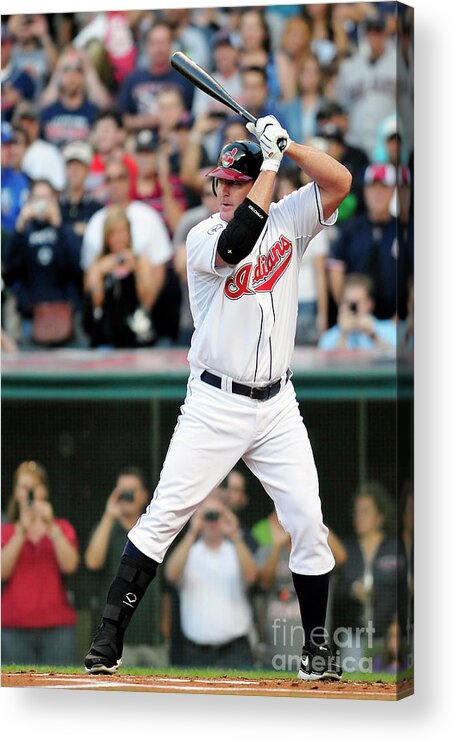 American League Baseball Acrylic Print featuring the photograph Jim Thome by Jason Miller