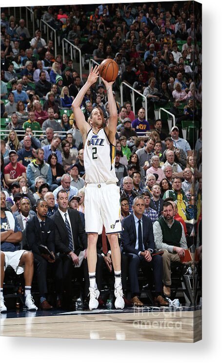 Joe Ingles Acrylic Print featuring the photograph Joe Ingles #7 by Melissa Majchrzak